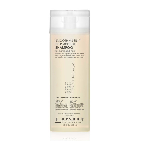 Шампунь для сухої, нормальної шкіри голови - Giovanni Smooth As Silk Deep Moisture Shampoo