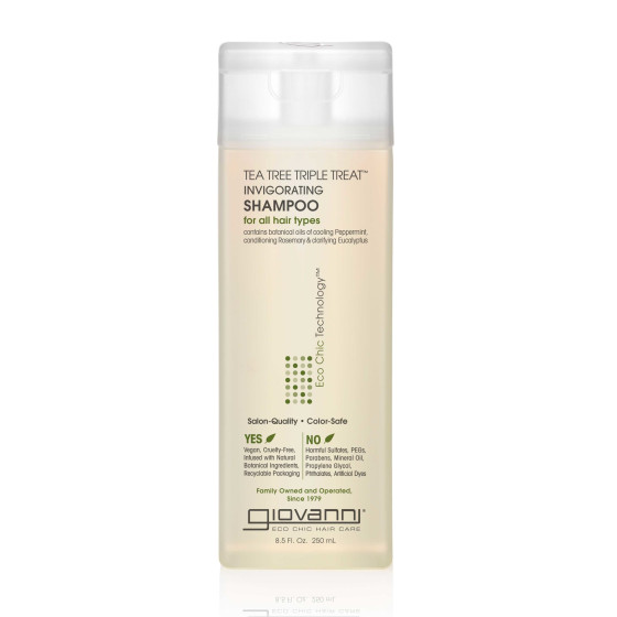 TEA TREE TRIPLE TREAT INVIGORATING SHAMPOO - Giovanni