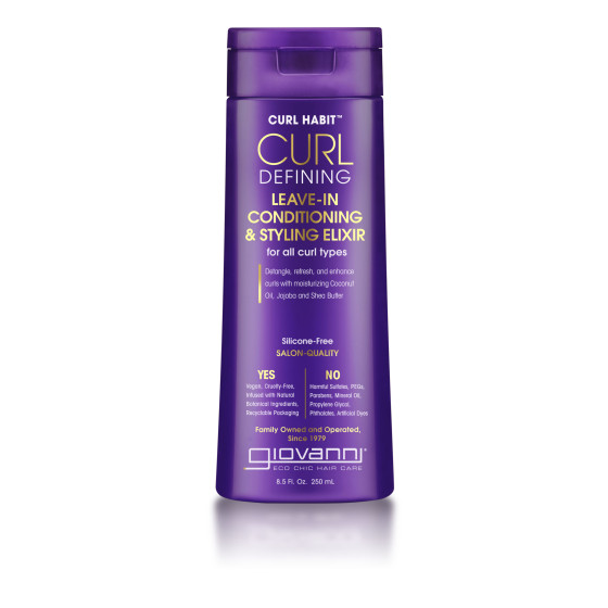 Зволожуючий лівін - Giovanni Curl Defining Leave-in Conditioning & Styling Elixir