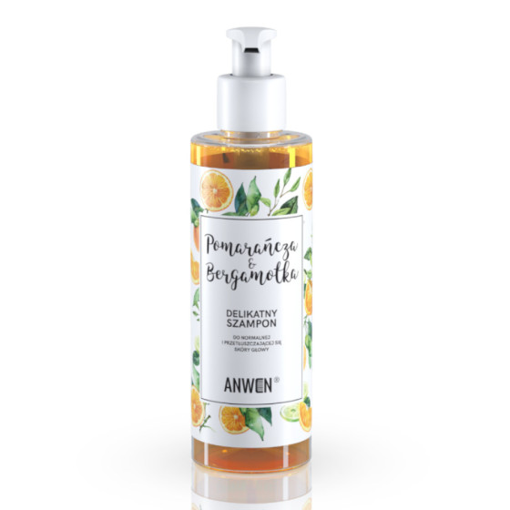 Шампунь для нормальної та жирної шкіри голови - Anwen Orange and Bergamot Shampoo