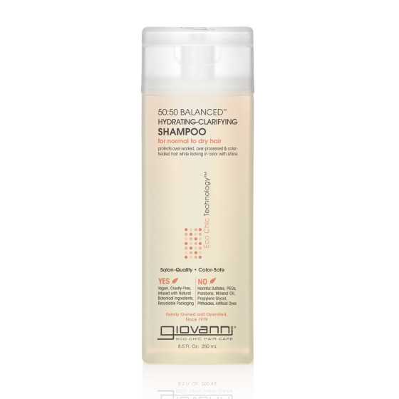 Шампунь для нормальної шкіри голови - Giovanni 50:50 Balanced Hydrating-Clarifying Shampoo