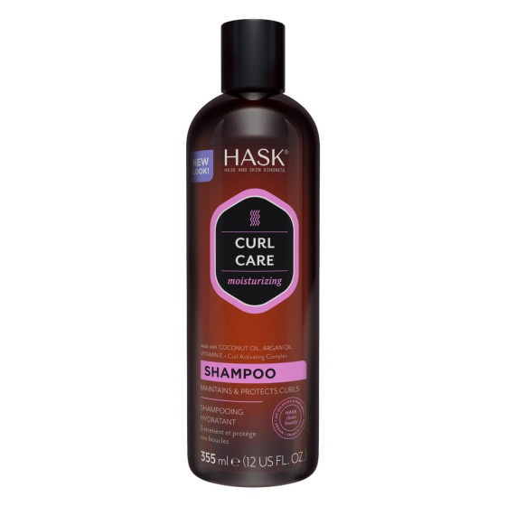 Шампунь для нормальної шкіри голови - HASK Curl Care Moisturizing Shampoo
